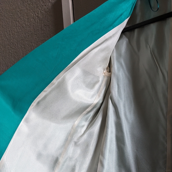 Like new Zara teal blazer size M - Picture 6 of 7